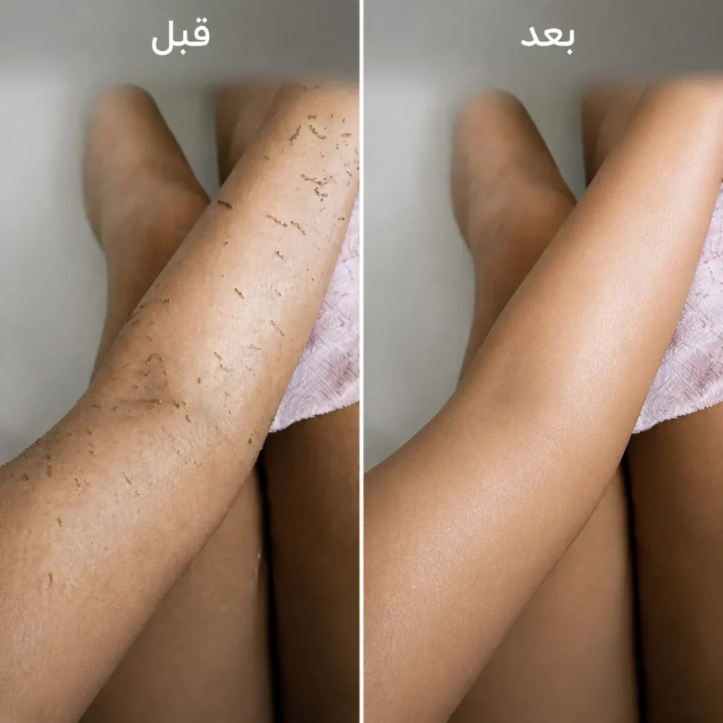 قفازين تقشير باث للجسم و للوجه